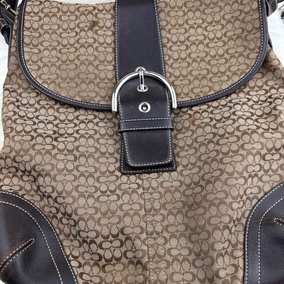 COACH SOHO MONOGRAM CONVERTIBLE SHOULDER CROSSBODY BAG - Picture 3 of 13